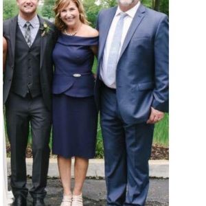 Off the Shoulder Mother of the Bride dress